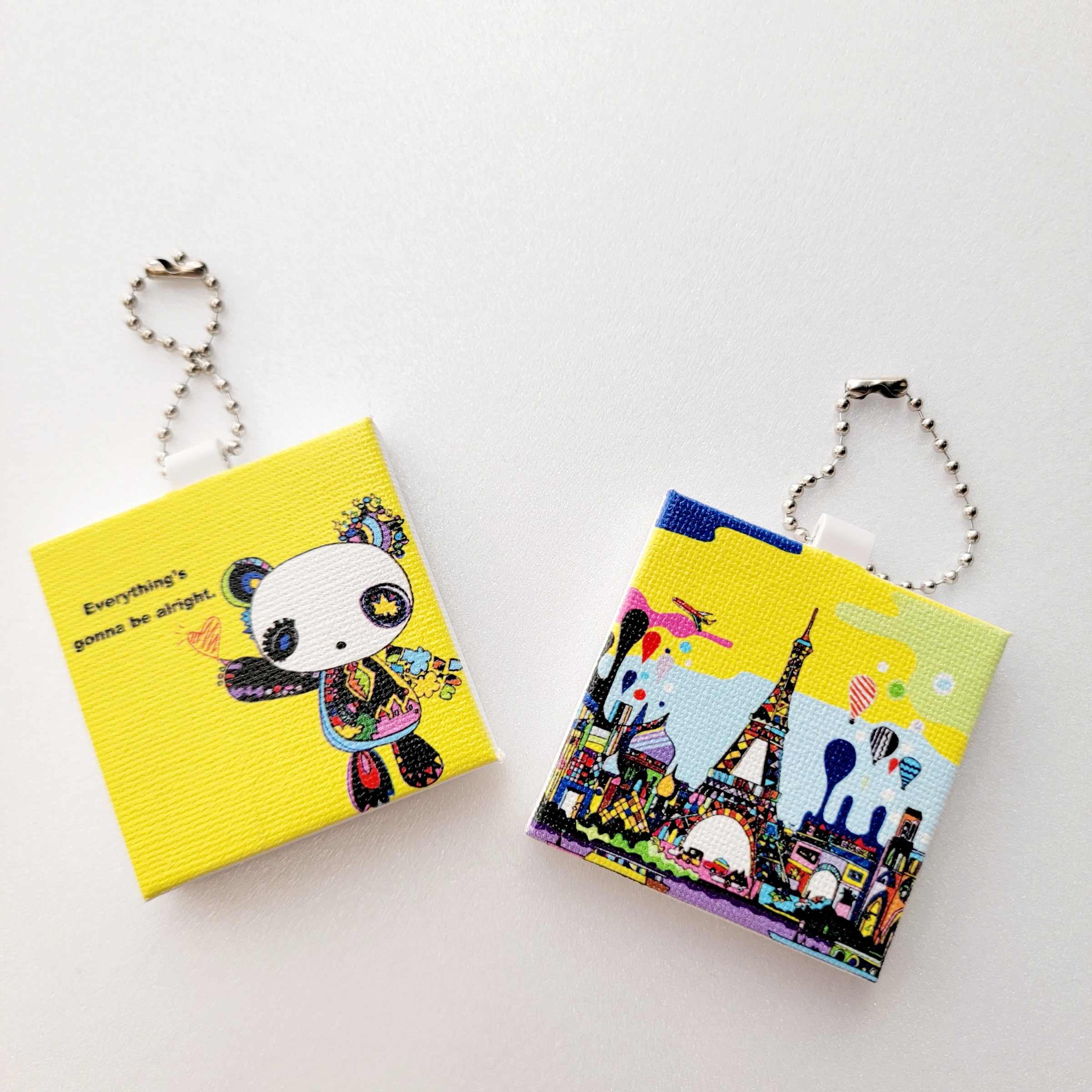 NEMOPHILA 　缶バッジ　キーホルダー　ミニキャンバスボード　写真 ミニキャンバスキーホルダー”夢見るパリ” | ハタヤママサオ 公式