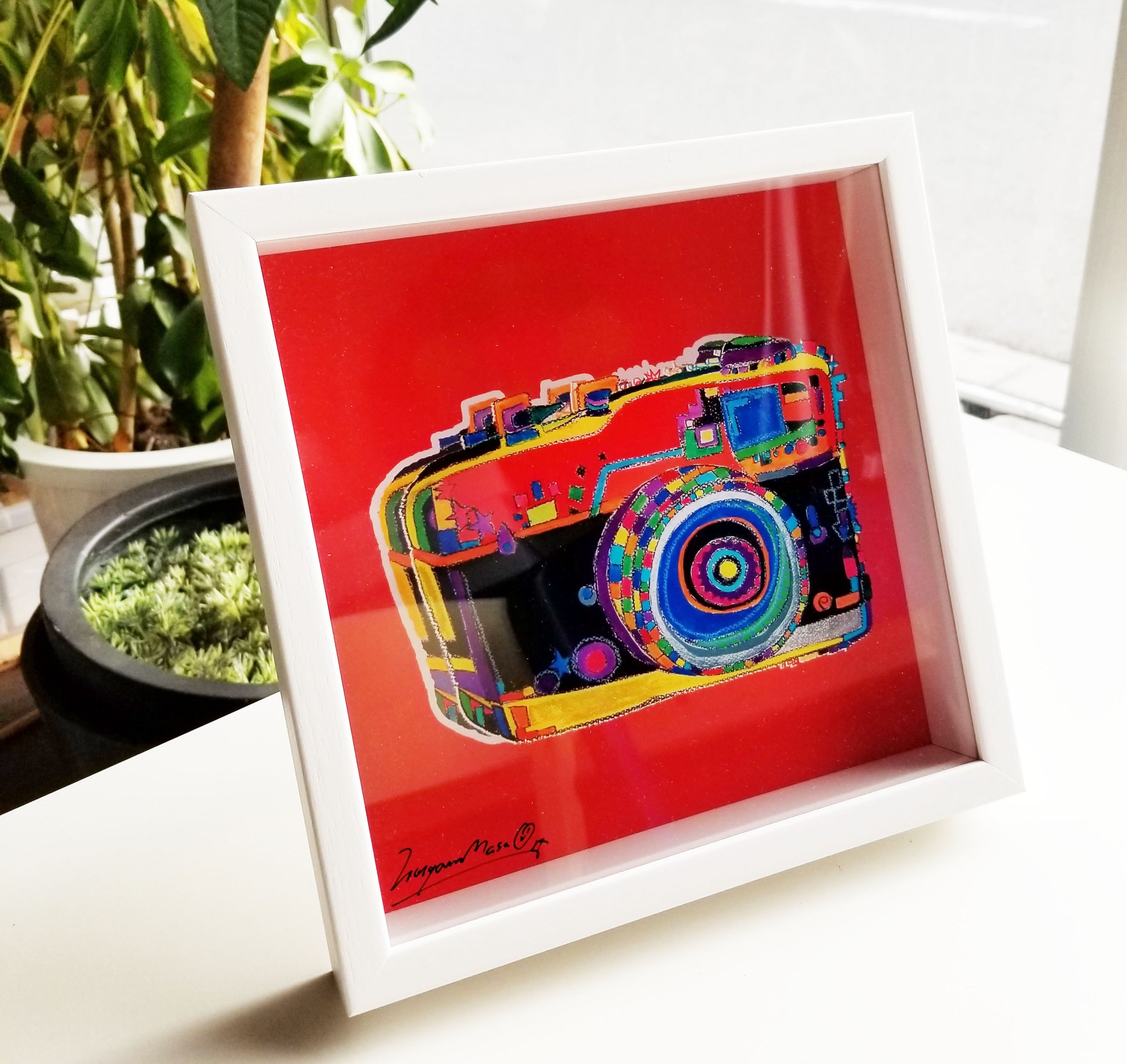 ボーダー カラフル アートパネル日本製 pop-0003_30× 30_新品 Amazon.co.jp: ボーダー カラフル アートパネル 30cm × 30cm 日本製